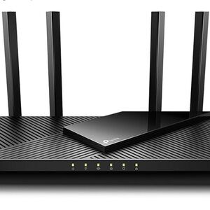 TP-Link Black Wi-Fi 6 Router AX1800 is a high-speed dual-band gigabit new